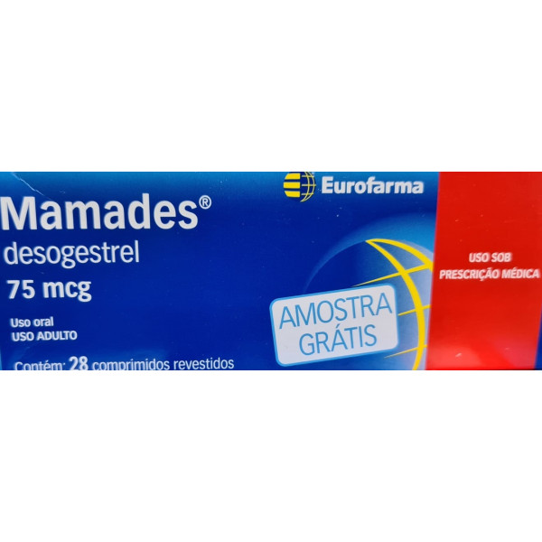 Mamades - Desogestrel 75mcg - 28 Cápsulas